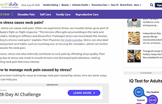 Can stress cause neck pain? 7 tips to get relief