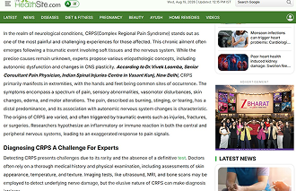 Complex Regional Pain Syndrome: Insights On Neurological Challenges And Treatment Strategies