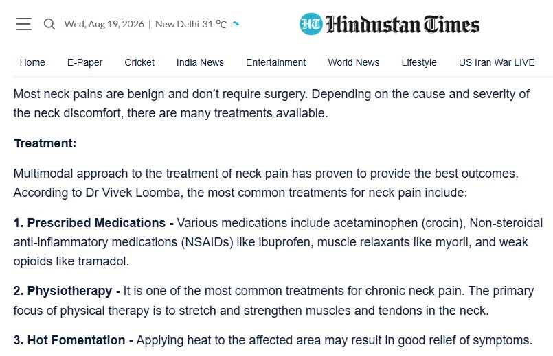 Neck pain: Doctors reveal types, causes, symptoms, treatments, preventive tips