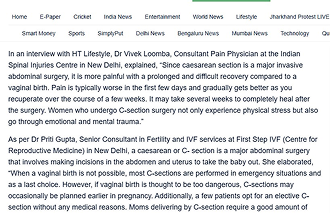 Pain management after C-section delivery: Doctors suggest things to do and avoid