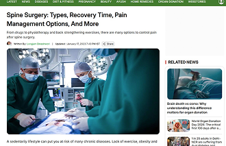 Spine Surgery: Types, Recovery Time, Pain Management Options, And More