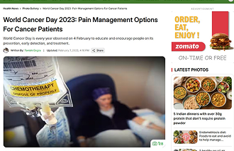 World Cancer Day 2023: Pain Management Options For Cancer Patients