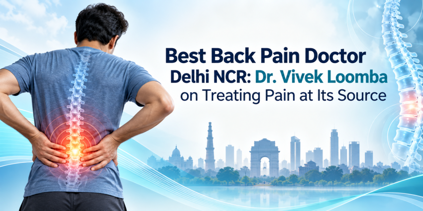 Best Back Pain Doctor Delhi NCR: Dr. Vivek Loomba on Treating Pain at Its Source