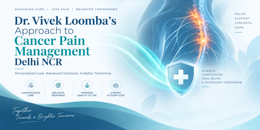 Dr. Vivek Loomba’s Approach to Cancer Pain Management Delhi NCR